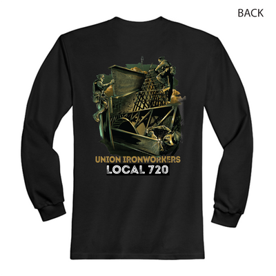 Ironworkers Local 720 - In Good Company Long Sleeve T-Shirt (Black)