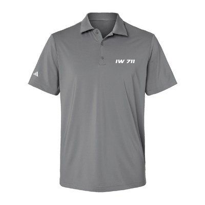Ironworkers Local 711 - Men's Polo- Short sleeve (Grey)