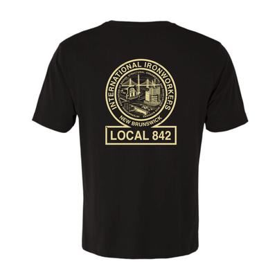 Ironworkers Local 842 T-Shirt Short sleeve (Black)