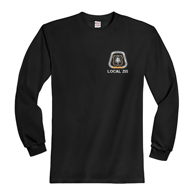 UBC 255 All in a Days Work - Union Made Black Long Sleeve
