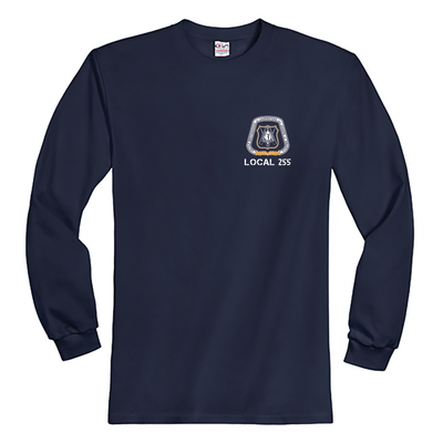UBC 255 All in a Days Work - Union Made Navy Long Sleeve