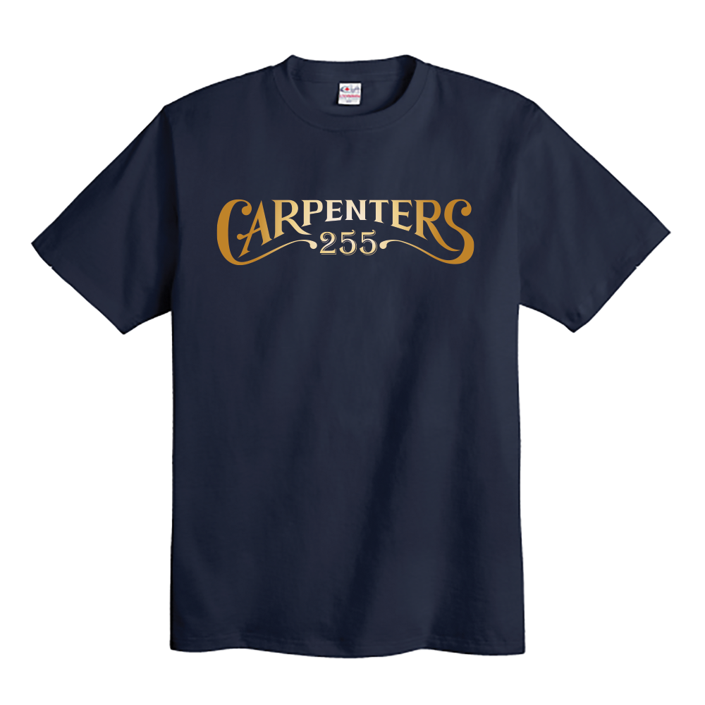 Classy Gold - Union Made Navy T-Shirt