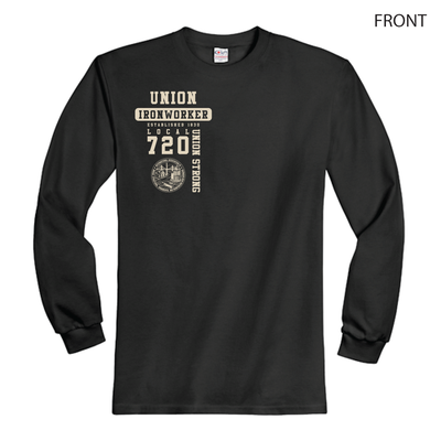 Ironworkers Local 720 - Dominion Long Sleeve T-Shirt (Black)