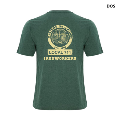 Ironworkers Local 711 T-Shirt - Short sleeve (Green)