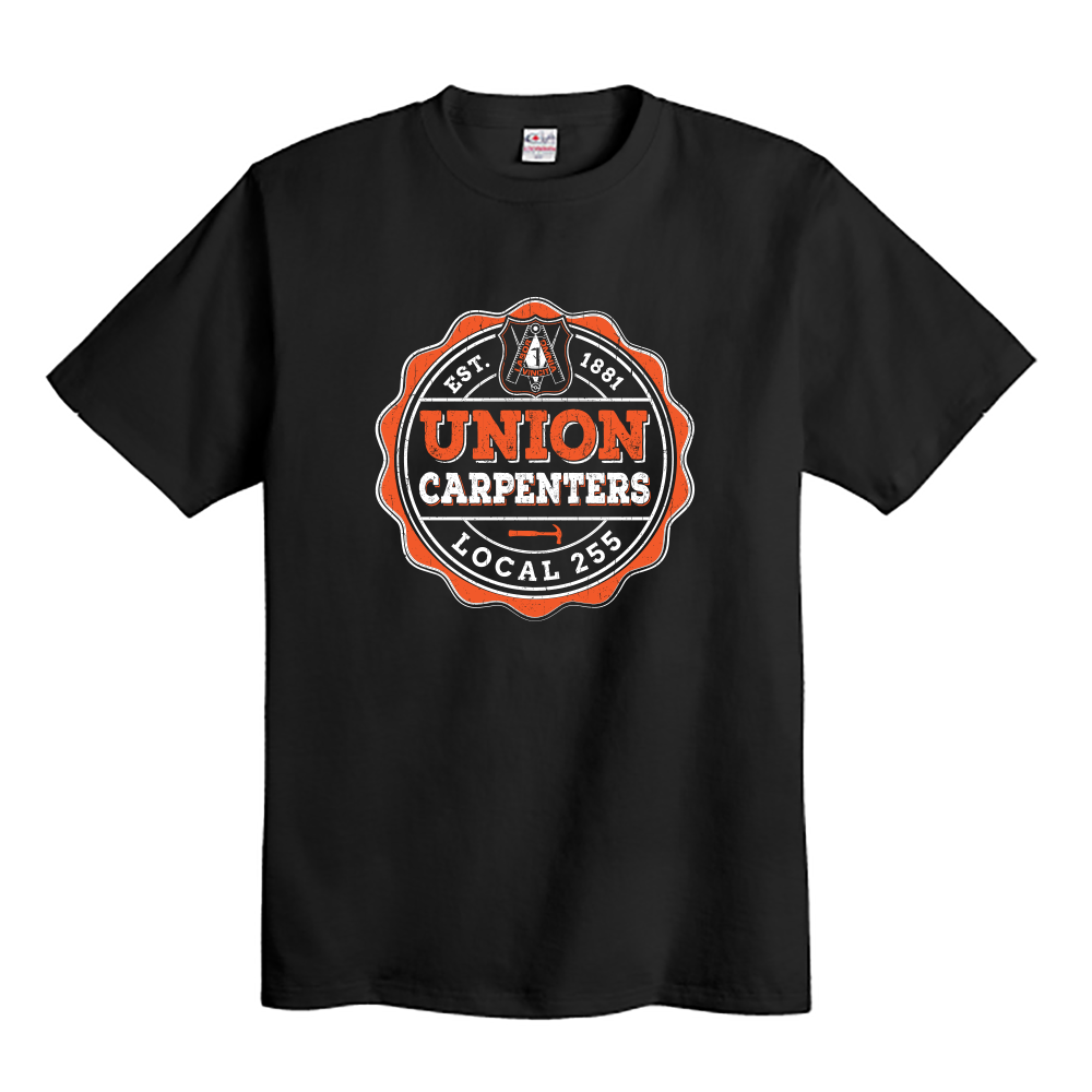 Bulldog Athletic  - Union Made Black T-Shirt