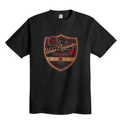 Emblem - Union Made Black T-Shirt