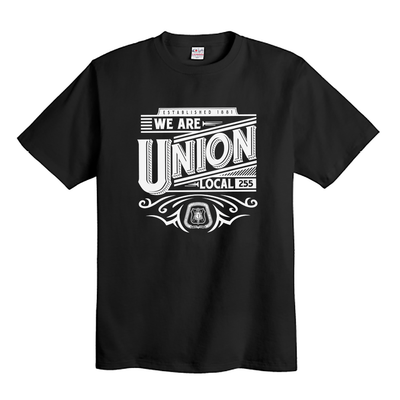 We Are Union - Union Made Black T-Shirt