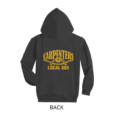 Carpenters Local 665 - Banner Pullover Hoodie